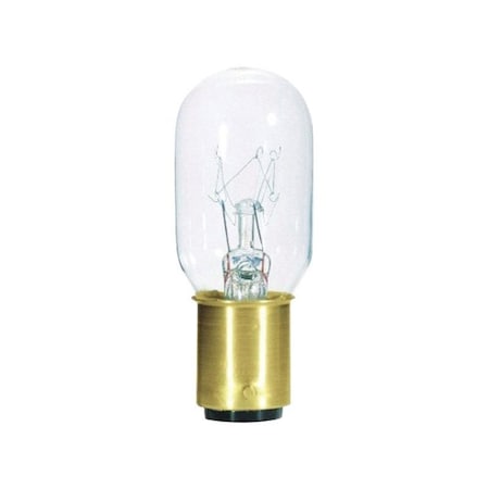 Westinghouse Westinghouse 15 W T7 Specialty Incandescent Bulb D.C. Bayonet Warm White 1 pk 03722